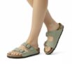 BIRKENSTOCK Arizona Veloursleder Pantoletten für 74,99€ (statt 91€)