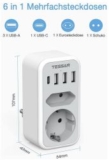 6 in 1 Mehrfachsteckdose für nur 14,10€ (statt 17€)