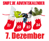[SNIPZ.DE ADVENTSKALENDER] 7. Dezember! Heute mitmachen, einen Kommentar schreiben und eines von 5 Desktop-Sets gewinnen!