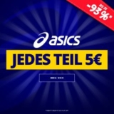 Alles für 5€ im Asics Fixpreis Sale bei Sportspar