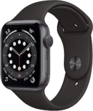 Apple Watch Series 6 (GPS, 44 mm) Aluminiumgehäuse Space Grau, Sportarmband Schwarz für nur 389€ inkl. Versand