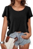 Beluring Short Sleeve Ruffle T-Shirt (S – XXL) für 10,99€