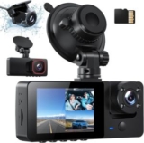 Bestsee 1080P Dashcam für Vorne & Hinten mit 64GB SD-Karte nur 50,34€