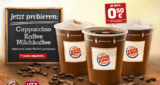 [BK] Heiß & lecker! Einen Cappuccino, Kaffee oder Milchkaffee für nur 0,50 Euro abstauben…
