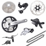 [MYSPORTWORLD.DE] Shimano Deore Komplettset mit Kurbelgarnitur, Bremsen, Schaltwerk, Umwerfer und Kette für nur 209,- Euro inkl. Versand