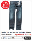 [MANDMDIRECT] Für kurze Zeit 20% Extra Rabatt auf ausgewählte Jeans – z.B. Diesel, Jack&Jones oder ETO