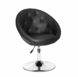 [AMSTYLE] OHA! Amstyle Bondy Design-Drehsessel schwarz oder weiss (stabiler Tulpenfuß aus Chrom, hochwertige Lederoptik, höhenverstellbar) nur 69,99 Euro inkl. Versand