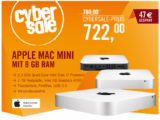 [CYBERPORT CYBERSALE] Apple Mac mini 2,3 GHz mit Intel Core i7, 1 TB Festplatte und 8 GB Ram für nur 722,- Euro!