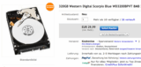 [EBAY] Western Digital Scorpio Blue WD3200BPVT 320GB 8MB 2.5″ (6.4cm) SATA 3GB/s NEU nur 33,33 Euro inkl. Versand (Vergleich 41,17)