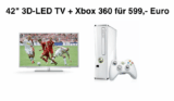 [AMAZON] Grundig 42 VLE 9270 SL 107 cm (42 Zoll) 3D LED-Backlight-Fernseher + Xbox 360 4GB White Limited Edition für nur 599,- Euro!