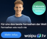 Endet bald: Waipu.tv Perfect Plus 2 Monate gratis ausprobieren! (statt 26€)
