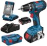 Bosch GSR 18-2-LI Akku-Bohrschrauber inkl. 2 x 2Ah Akkus + GLI VariLED + L-BOXX für 134,10€ (statt 159€)
