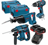 [EBAY] Bosch Professional 18 Volt 4-Tool Kit für nur 499,- Euro inkl. Versand