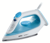 Braun TexStyle 1 Dampfbügeleisen SI 1050BL, 2000 Watt, Blau für nur 25,99€ mit Prime-Versand