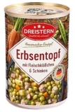 4er Pack: DREISTERN Erbseneintopf mit Fleischklößchen & Schinken für 1,79€ pro 400g-Dose (statt 1,99€)
