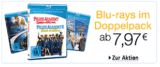 [AMAZON] Verschiedene Blu-ray Doppelboxen mit jeweils 2 Filmen für 7,97 Euro inkl. Versand