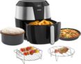 Tefal  EY701D.HERO Easy Fry XXL Heißluftfritteuse mit Zubehör-Set für nur 129,90€