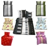 [BETTWÄSCHE] Ebay WOW! Ganze 16 verschiedene Designs: Mikrofaser Bettwäsche 135x200cm + Kissen nur 9,95 Euro inkl. Versand