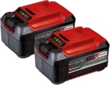 Original Einhell Akku PXC-Twinpack 5,2 Ah Power X-Change (Li-Ion, 18 V, 2x 5,2 Ah-Akkus) für 93,46€ (statt 109,95€)