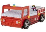 Feuerwehrbett für Kinder „Autobett-Gestell Fire“ mit LED Blaulicht und Scheinwerfern (90x200cm) für 175,56€ inkl. Lieferung (statt 229€)