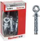 Fischer 71255 Stahldübel Ta M 8 mit Öse 12mm Durchmesser für 13,30€ (statt 16,81€)