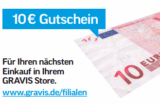 [GRAVIS] Offline! 10,- Euro Gravis Gutschein – Gültig in allen Filialen