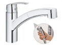 Grohe Start Küchenarmatur mit Geschirrbrause für 85,90€ (statt 109€)