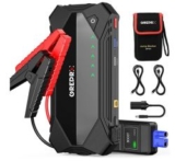GREPRO Powerbank mit 3000A Tragbare Auto Starthilfe für Benziner & Diesel Fahrzeuge mit USB 3.0 Ports für 34,99€ (statt 69,99€)