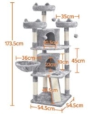 Blitzangebot: Katzenkratzbaum 1,74m hoch für nur 74,79€ (statt 87,99€)