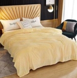 HEXIN Gelbe Kuscheldecke für 18,99€