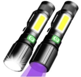 REHKITTZ 3 in 1 LED Taschenlampe mit UV-Funktion im 2er-Pack für nur 14,99€ (statt 29,99€)