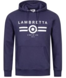 Lambretta Herren Navy Hoodie für nur 23,94€ (statt 26,94€)