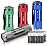 4er Pack Mini LED Taschenlampen für nur 11,89€ (statt 16,99€)