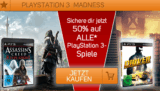 [UBISOFT] 50% Rabatt auf fast alle PS3 Spiele von Ubisoft + Gratis PC Spiel zu jeder Bestellung