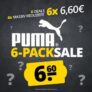 SportSpar: Puma 6-Pack Sale mit 6 Deals für jeweils 6,60€ zzgl. Versand
