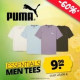 Puma Essential Herren T-Shirt in verschiedenen Farben für nur 14,94€