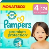 174er-Pack Pampers Premium Protection Baby Windeln Größe 4 (9-14 kg) für 40,31€ (statt 47,56€) im Spar-Abo