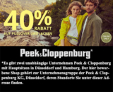 Nur noch bis morgen! 40% Rabatt auf Pullover und Jacken bei Peek & Cloppenburg*