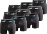 PUMA Herren Boxershort  Combo New Black 9er Pack (S-XXL) für nur 39,99€ (statt 54,95€)