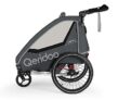 Qeridoo QUPA 2 Fahrradanhänger (2022, grau) für 273,99€ (statt 326€)