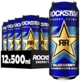 12x 500ml Rockstar Energy Drink Blueberry nur 9,89€ inkl. Prime Versand