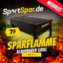 Klappbarer Grill „SparFlamme“ von SportSpar.de für 11,94€ inkl. Versand (statt 21€)