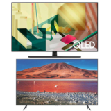 SAMSUNG GQ65Q70TGT QLED TV (65 Zoll, UHD 4K) + SAMSUNG GU 43TU7199 UXZG LED TV (43 Zoll, UHD 4K) für nur 1.367,63 Euro inkl. Versand (statt 1.675,- Euro)