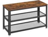 VASAGLE Schuhregal mit 2 Gitterablagen im Industrie-Design für nur 28,99€ (statt 39,99€)