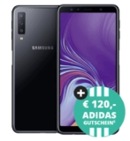 Blau Allnet L mit 3GB Daten für mtl. 14,99 Euro + Galaxy A7 64GB + 120,- Euro Adidas Gutschein für nur einmalig 49,- Euro