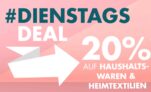 20% Rabatt auf Haushaltswaren und Heimtextilien im Galeria Kaufhof Onlineshop