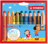 STABILO woody 3in1 Farbstift 10er Set für nur 13,60€ bei Prime-Versand
