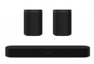 Sonos One SL Beam Gen. 2 – 5.0 Entertainment Set für 759€ (statt 845€) + 6 Monate Spotify Premium gratis!