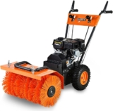 FUXTEC Benzin Kehrmaschine FX-KM196 mit Kehrbesen und 196cc Hubraum für nur 599€ inkl. Versand