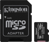 Kingston Canvas Select Plus microSD Speicherkarte, SDCS2/128GB Class 10 (inkl. SD Adapter) für nur 6,50€ bei Prime inkl. Versand